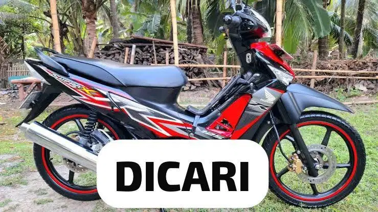 Di Cari Supra X 125 Double Disk DD Tahun 2010 Ke Atas Supra X 2012