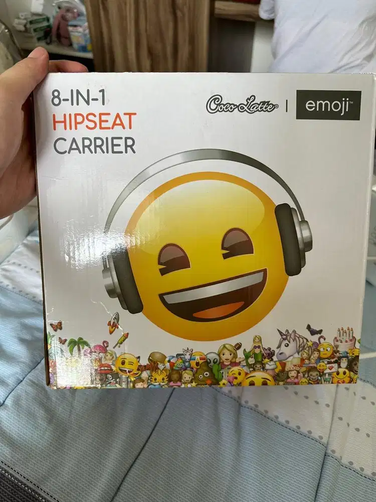 Hipseat Carrier 8in1 Emoji Cocolatte