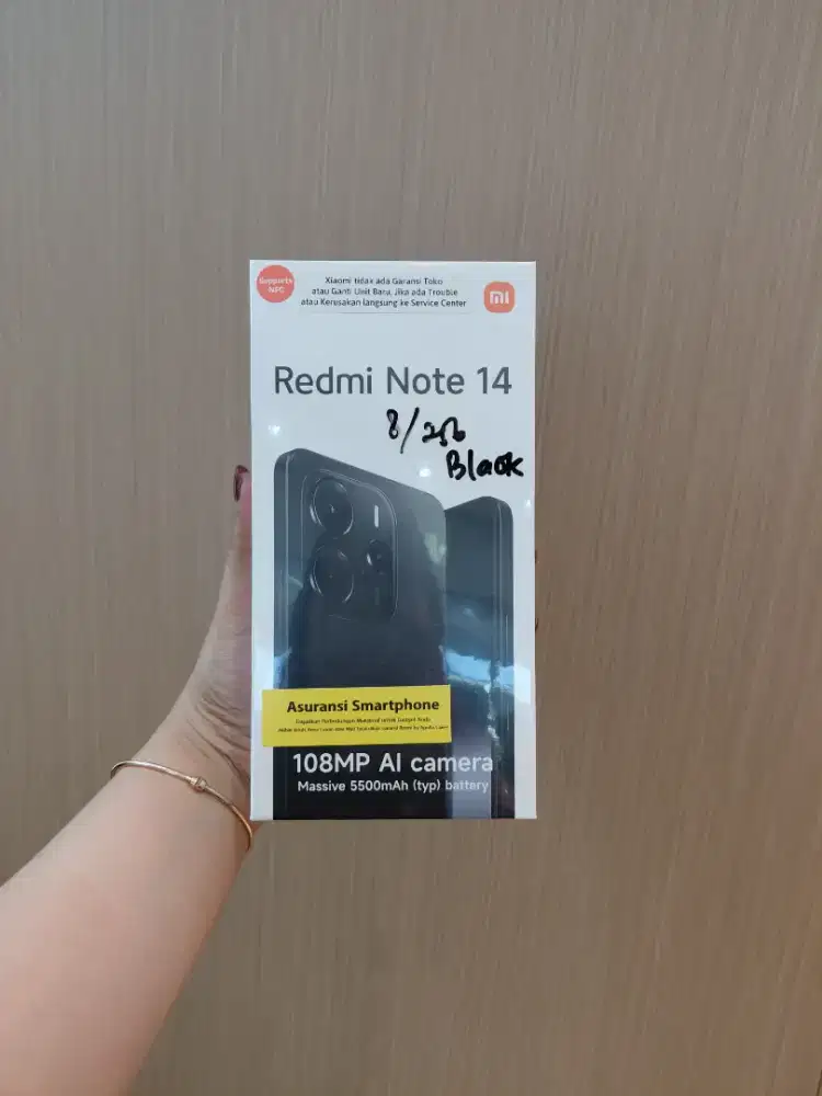 Redmi Note 14 8/256 kredit dp 0 bunga 0% syarat KTP aja