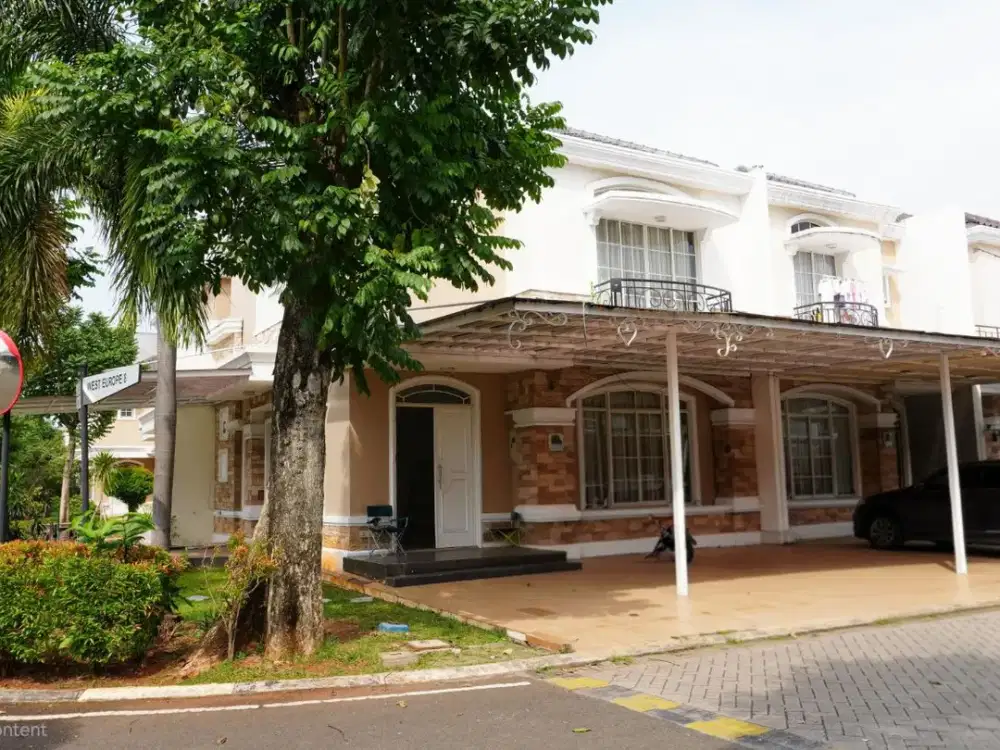 Rumah Hoek West Europe Green Lake City Jual Cepat Nego Cepat