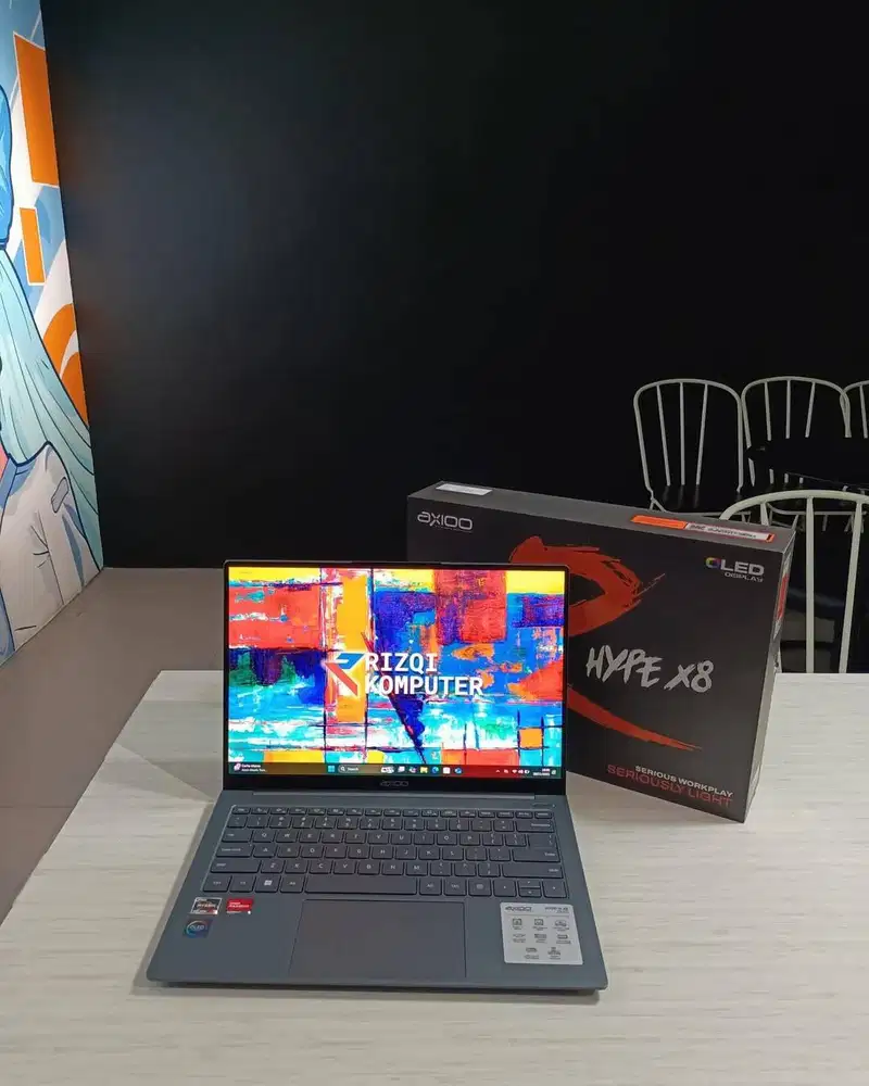 AXIOO HYPE-R X8 OLED Processor AMD Ryzen 7 Pro 6850U Ram 16GB SSD 512G