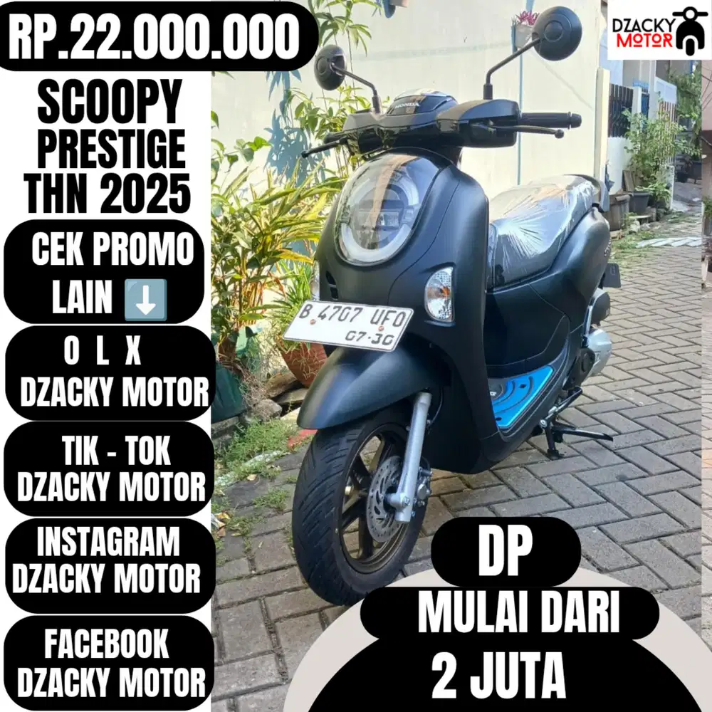 SCOOPY PRESTIGE THN 2025 SECOND LIKE NEW