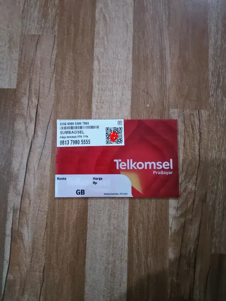 Perdana Simpati Telkomsel Prabayar 5555