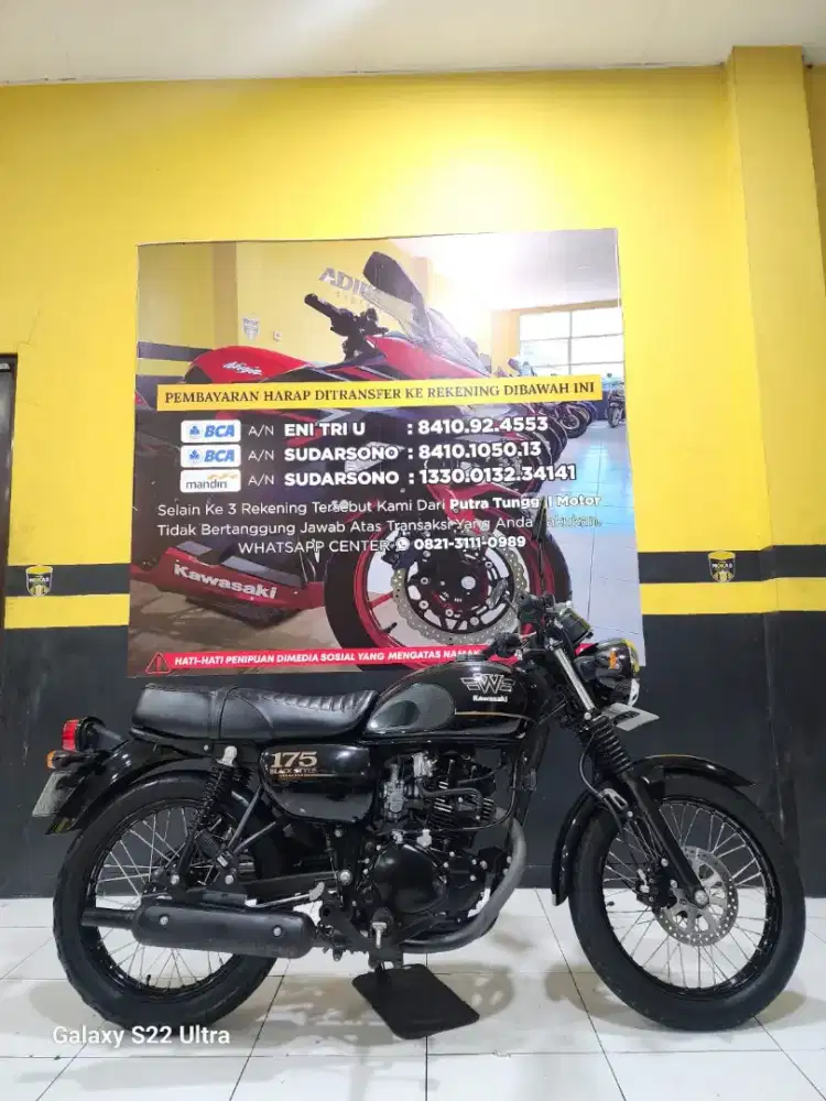 W 175 BLACK STYLE TAHUN 2023(PUTRA TUNGGAL MOTOR)
