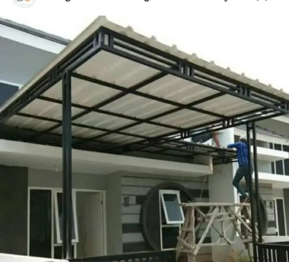 Karim kanopi bajaringan dan besi