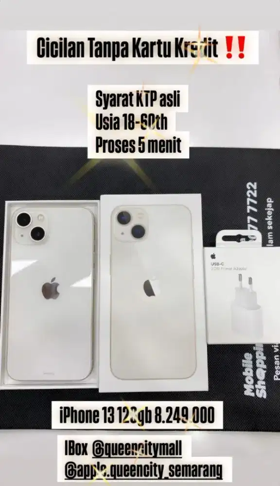 IPHONE 13 CICILAN 0% TANPA KARTU KREDIT