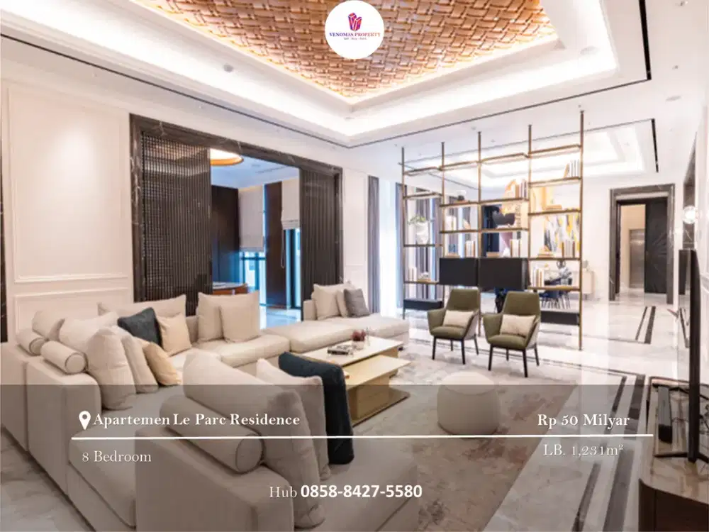 For Sale Le'PARC Residence 5BR+3 Full Furnished Low Floor