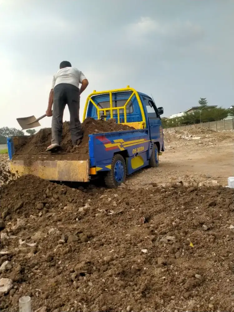 Jasa angkut & buang brangkal puing barangkal sampah daun prabotan dll