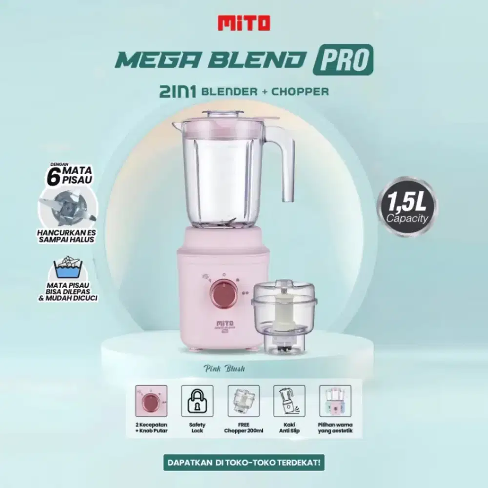 BLENDER MITO BL300 PINK BLUSH