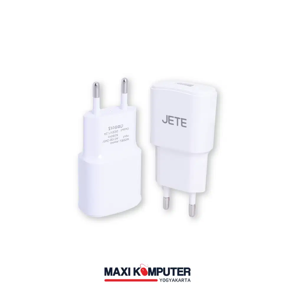 Jete Atomic 1.2A Single Port Fast Charging Wall Charger