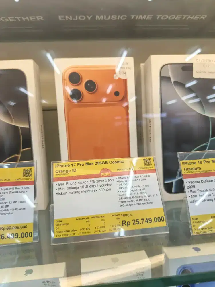 I phone 17 pro max 256