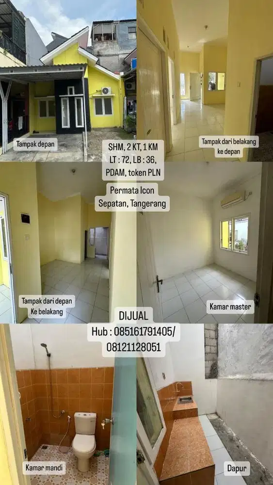 Rumah dijual SHM Cluster