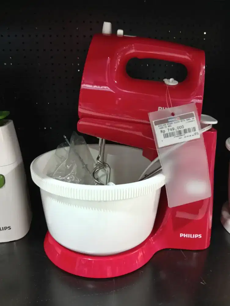 PHILIPS STAND MIXER WITH BOWL HR 1559/10 RED