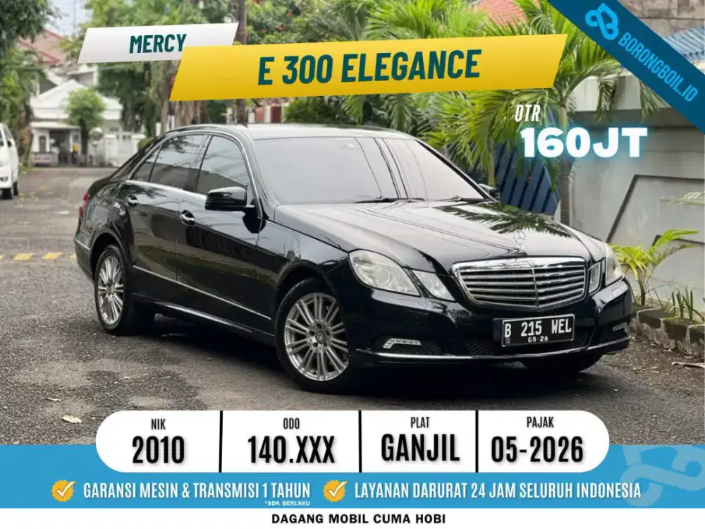 Mercedes Benz E300 Elegance 2010 Hitam