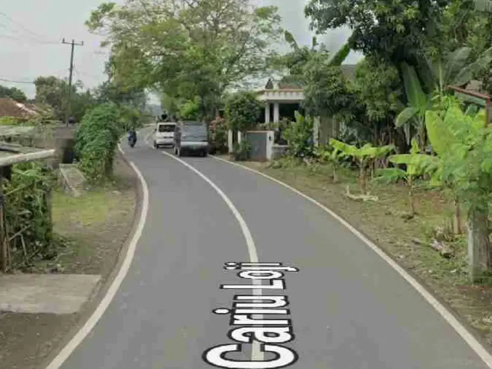 Dijual tanah di jalan raya cariu loji bogor