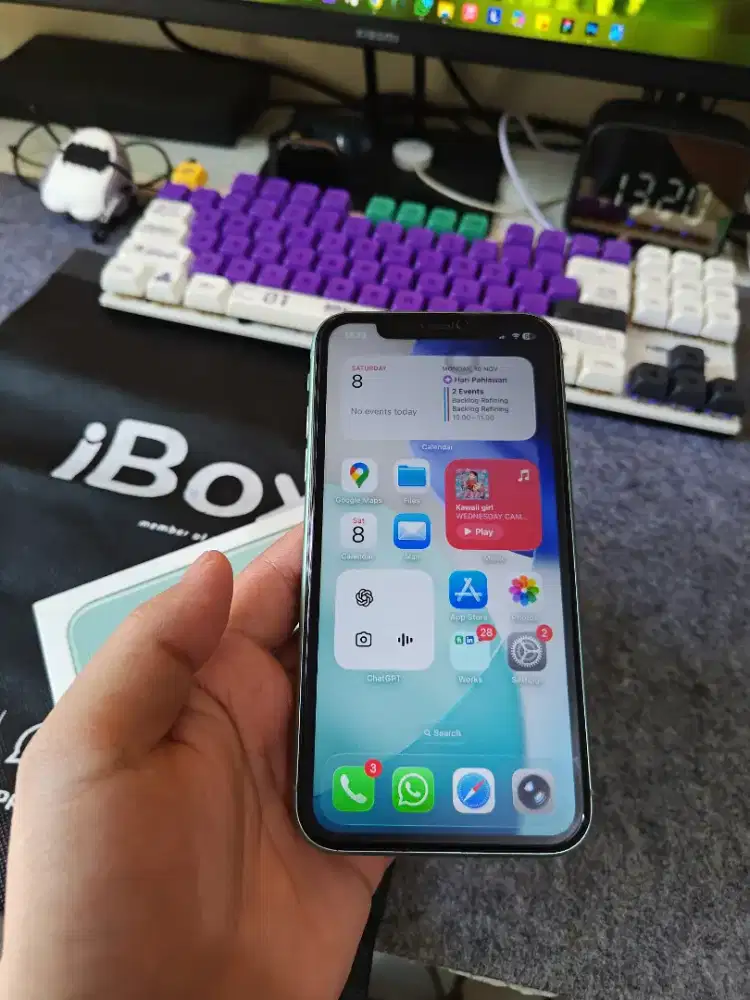 iPhone 11 128GB Mint Green – Resmi iBox Preloved