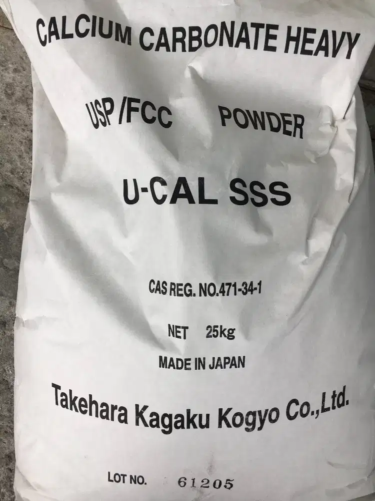 Calcium Carbonate Heavy U-CALL SSS Ex Jepang / Kalsium Karbonat
