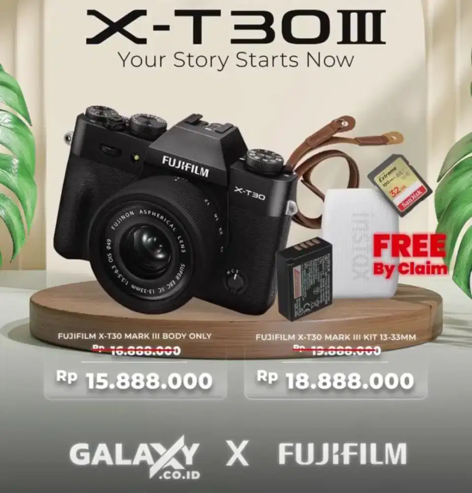 Fujifim X-T30 Mark lll Body only