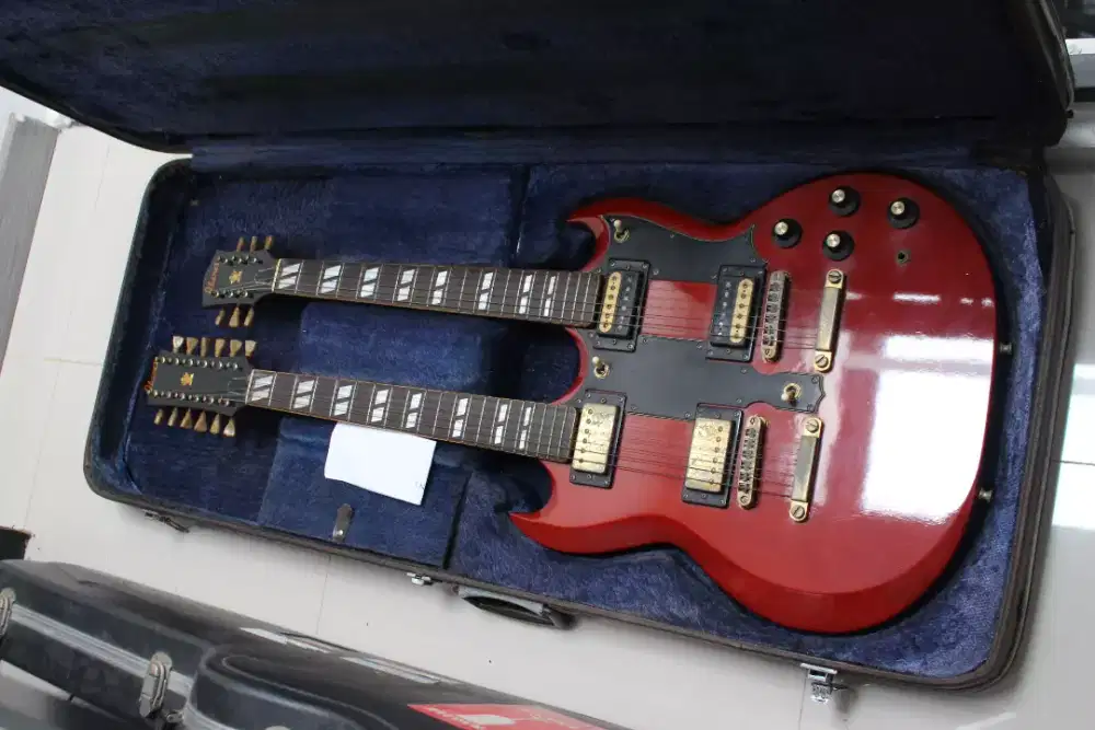 Ibanez SG Doubleneck Cherry Red '78