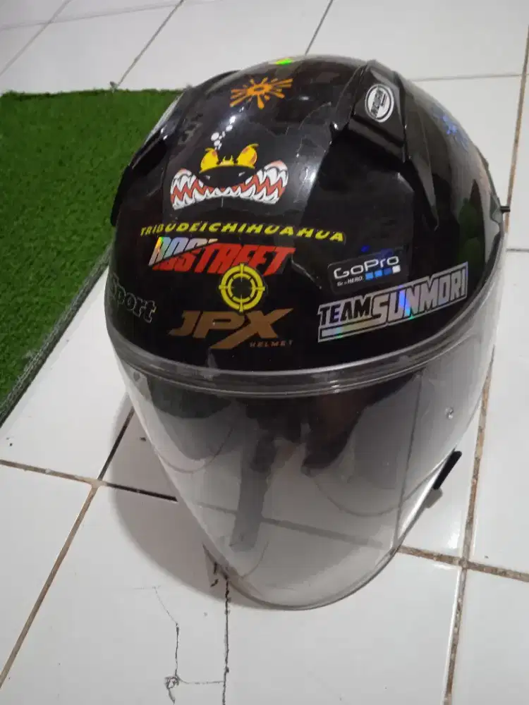 Dijual helm jpx nova ori,baru 6 bulan pemakaian