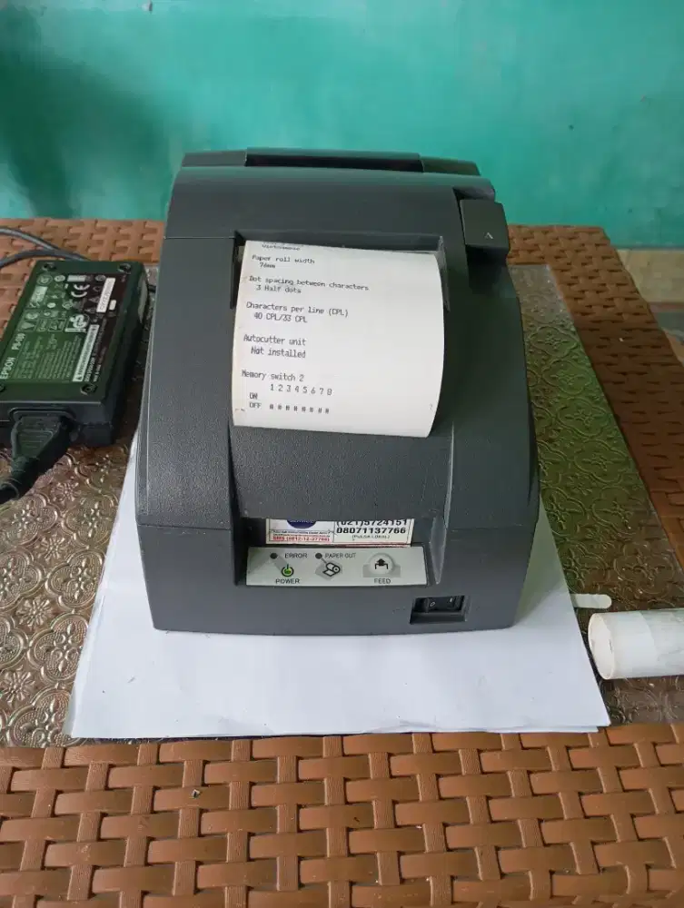 Jual Printer EPSON TM-U220D Manual Cutter Port LPT dan Port LAN