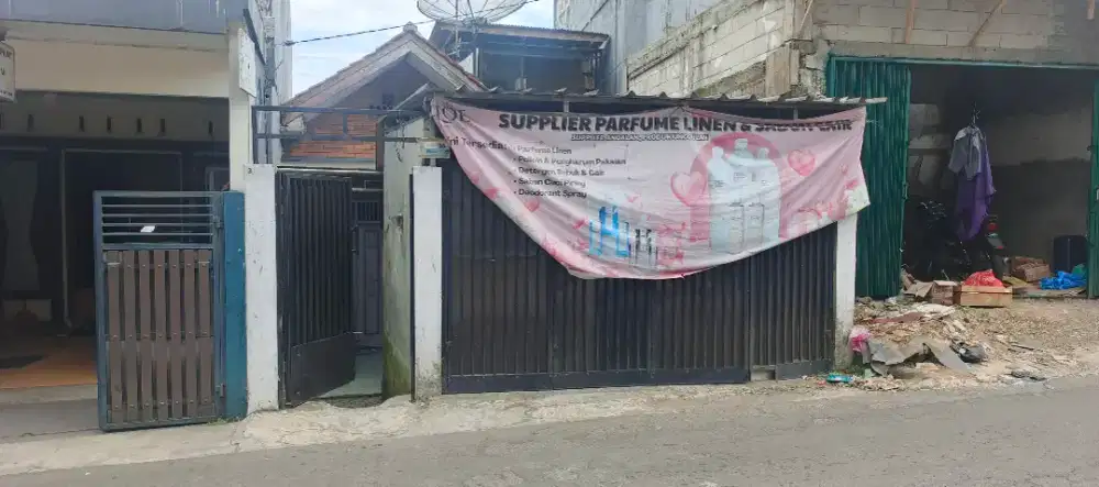 Di jual rumah dan tanah pinggir jalan, strategis, akses tol 15menit
