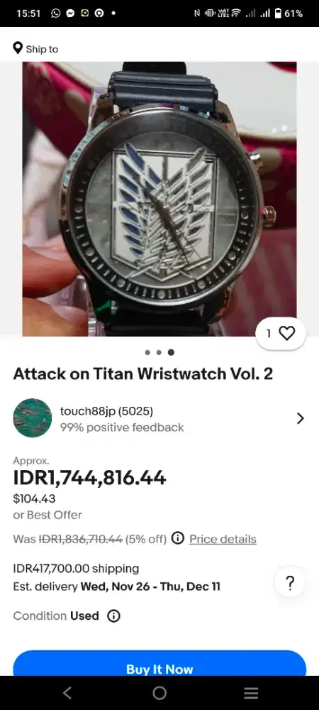 Attack on titan writchwatch vol 2 limited edition