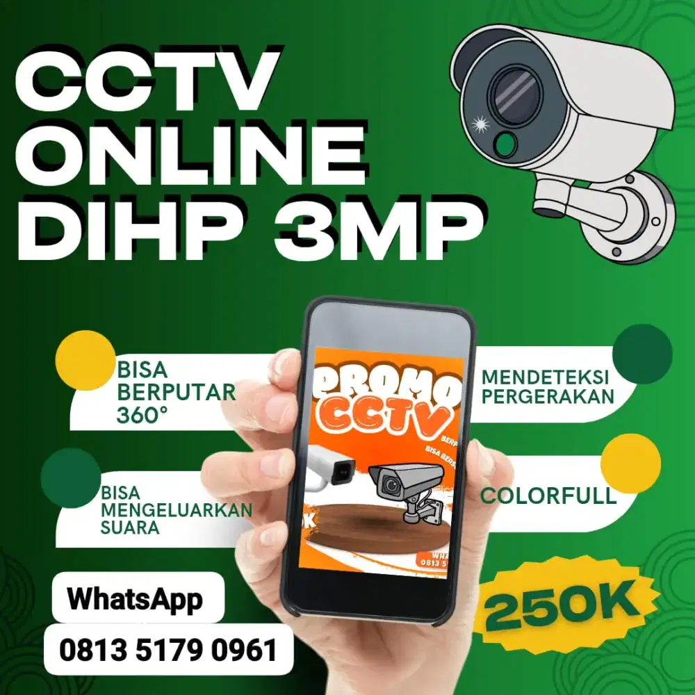 PROMO CCTV TERBARU ONLINE DIHP. .
