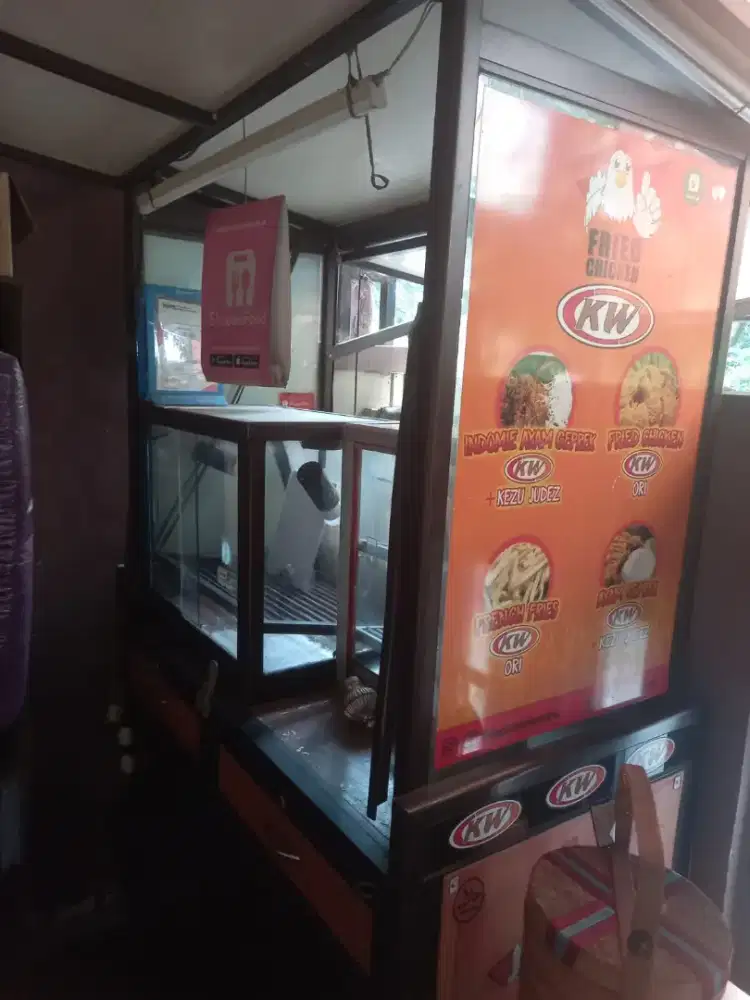 Gerobak Aluminium coklat