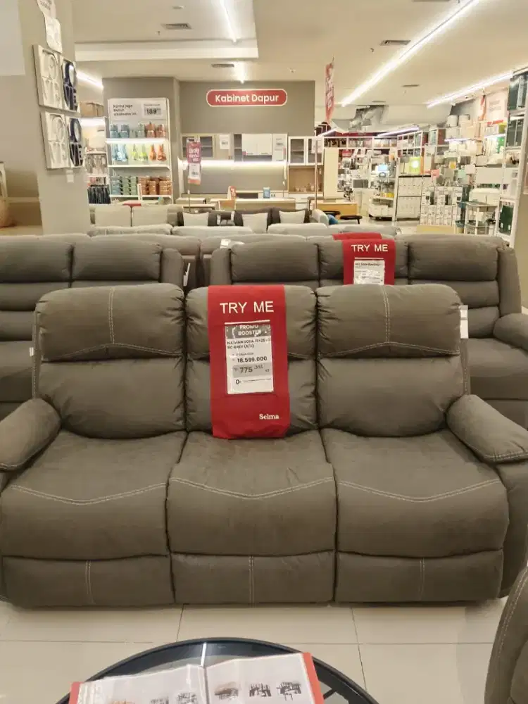 SOFA RECLINER SET NATHAN