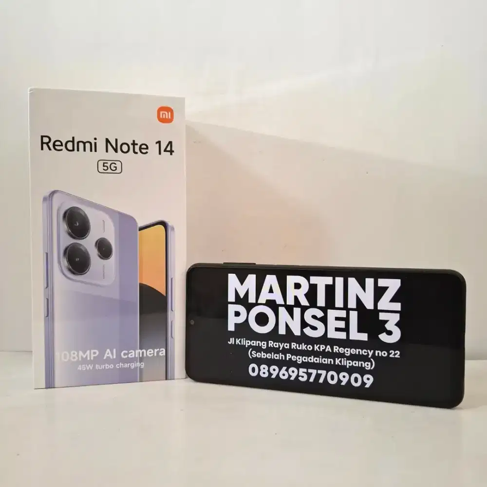 Xiaomi Redmi Note 14 5G 8/256 Garansi Resmi Xiaomi 15 bulan