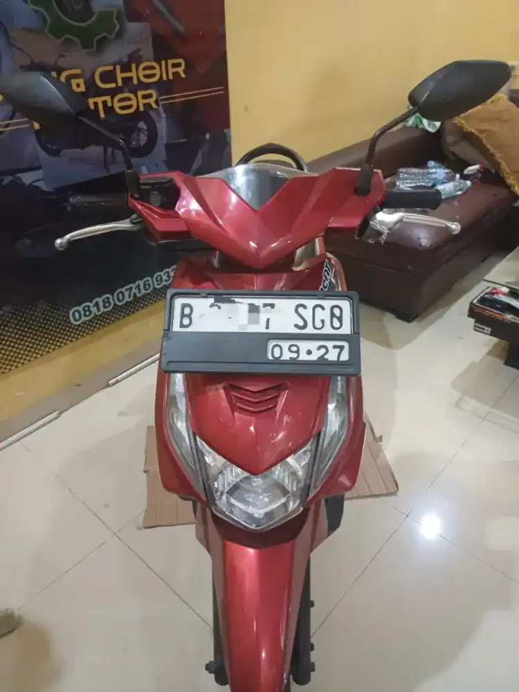 HONDA BEAT KARBU TH 2012 MERAH