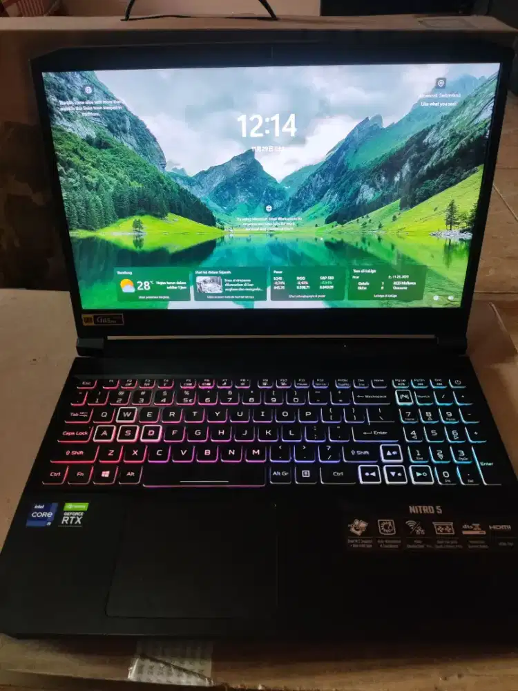 ACER NITRO 5 AN515  Intel i9 11900 Ram 32 GB SSD 512 GB RTX 3060 6GB