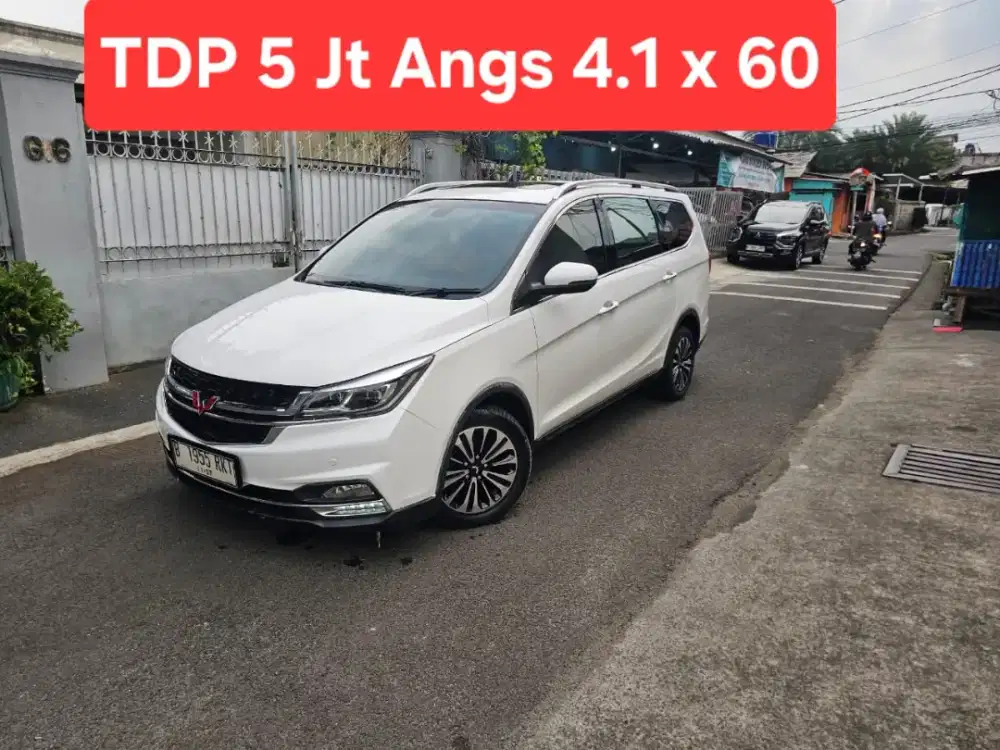 TDP 5 Jt Angs Termurah Wuling Cortez T Luxury 2022 Matic Putih Low Km