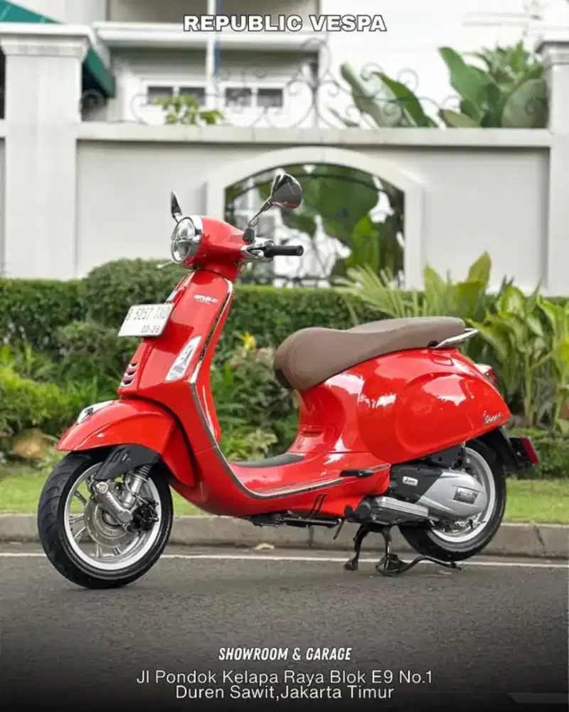 TERMURAH PRIMAVERA 150 IGET ABS FACELIFT TAHUN 2022 ORANGE TRAMONTO