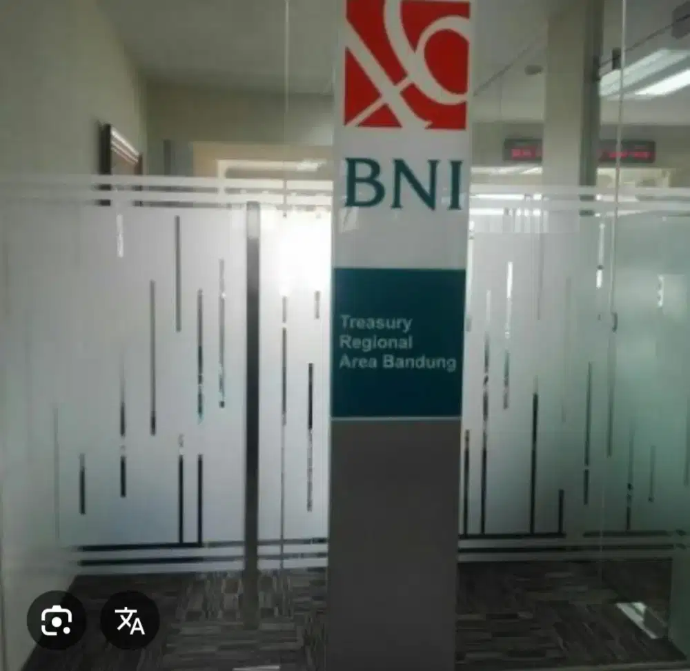 Pusatnya pesan stiker sandblast buram cutting motif logo perusahaan