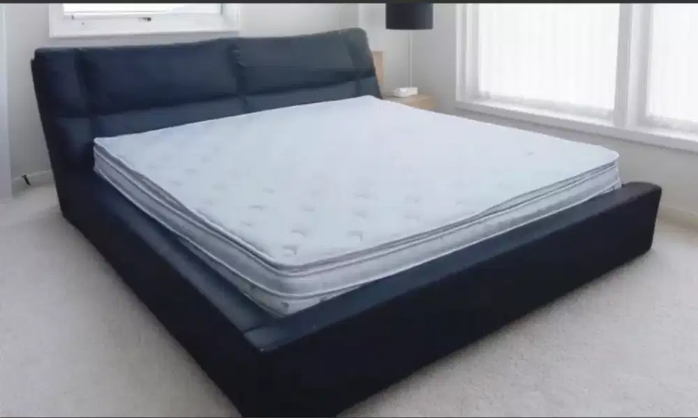 Springbed Serta Signature limited edition Bedframe Kulit Cellini uk200