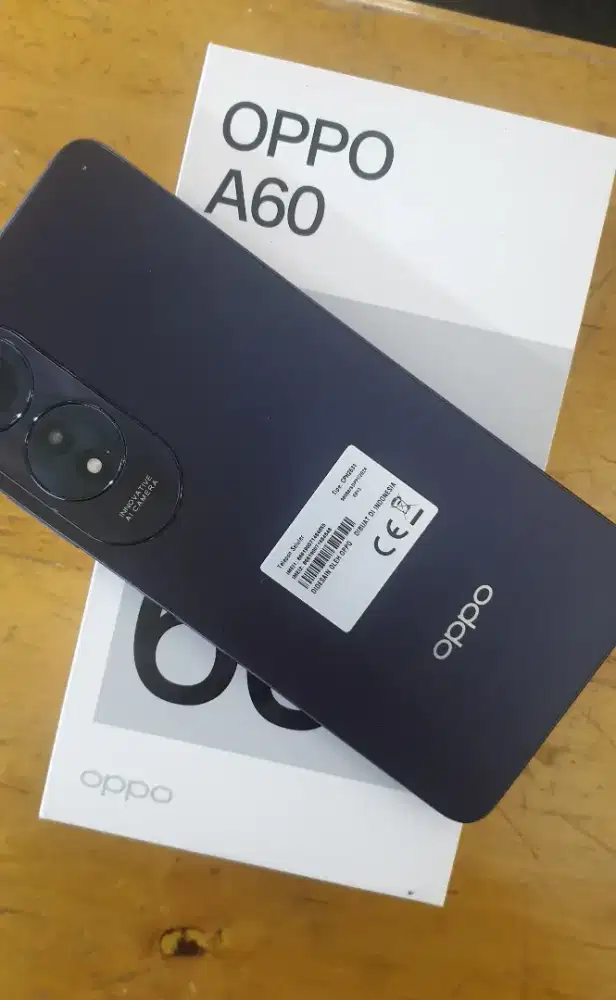 Jual oppo a60 ram 8/128 NFC fullset