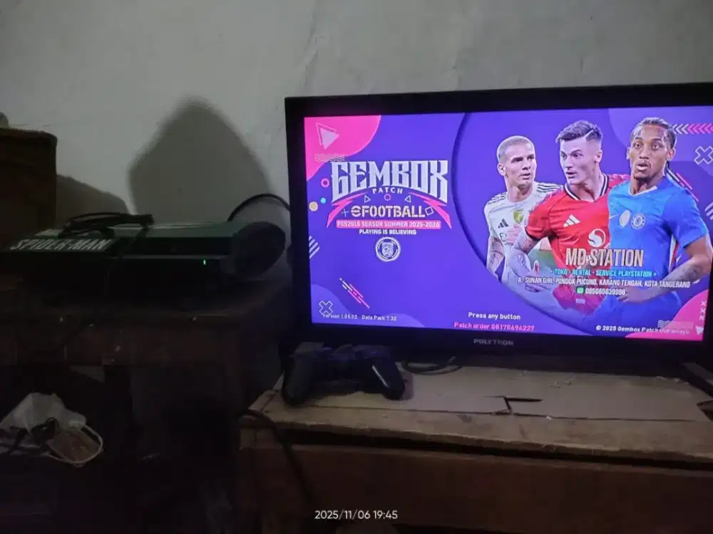 PS 3 fat dan Tv LED polytron