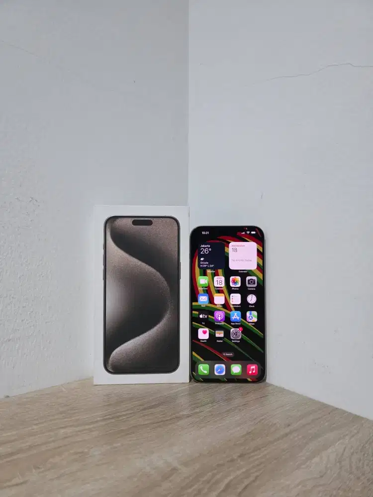 Apple iPhone 15 Pro Max 512GB 512 GB Titanium Ex Resmi Blibli / iBox