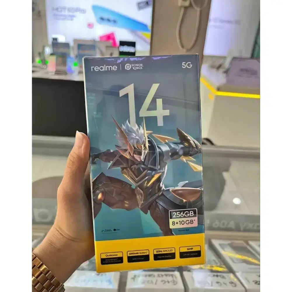 REALME 14 5G.NFC.BATERAI 6000MAH.6 GEN 4 NGEBUT ANTI LEMOT