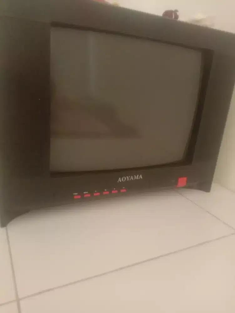 Jual TV Aoyama 14 inch, Kondisi Hidup dan Masih Bagus, Serius Chat