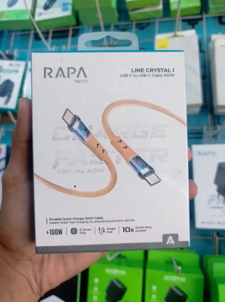 RAPATech Line Crystal I (Kabel Data Type-C ke Type-C)