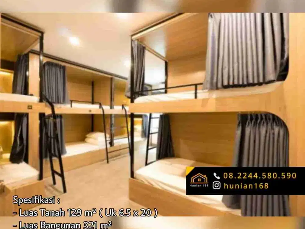 Jual Rumah Kost Hotel Hostel Budget Raya Malang Kota Syariah Klojen Batu Jawa Timur