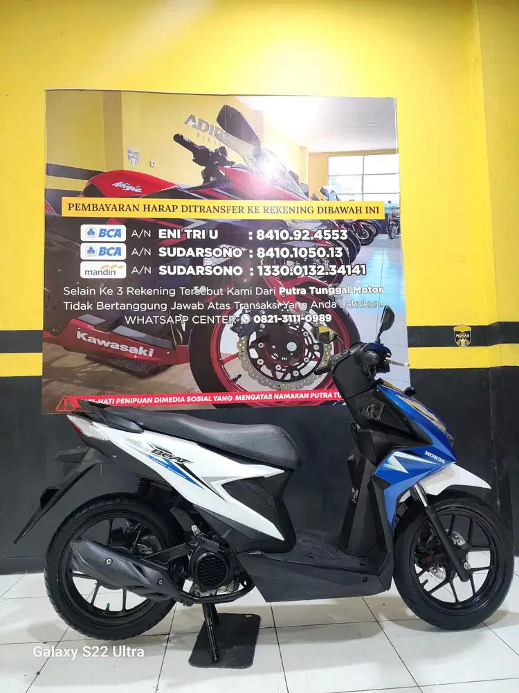 BEAT SPORTY CBS TAHUN 2020(PUTRA TUNGGAL MOTOR)