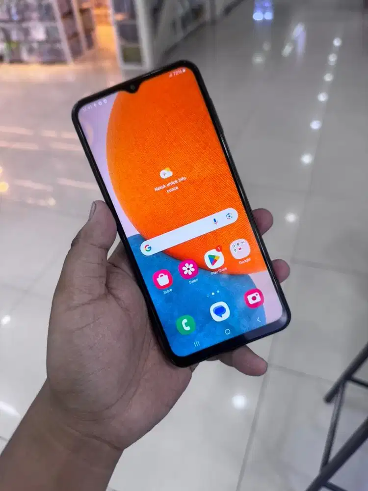 Samsung A23 5G 6/128 Hp dus aja mines lcd kuning dikit