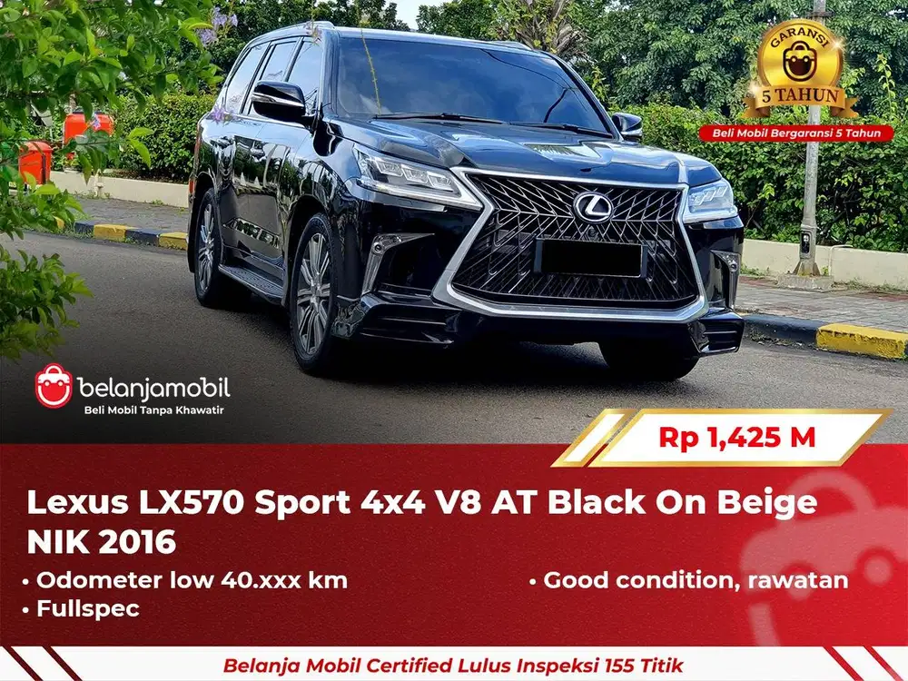 [ 4x4 ] Lexus LX570 LX 570 Sport V8 AT 2016 2017