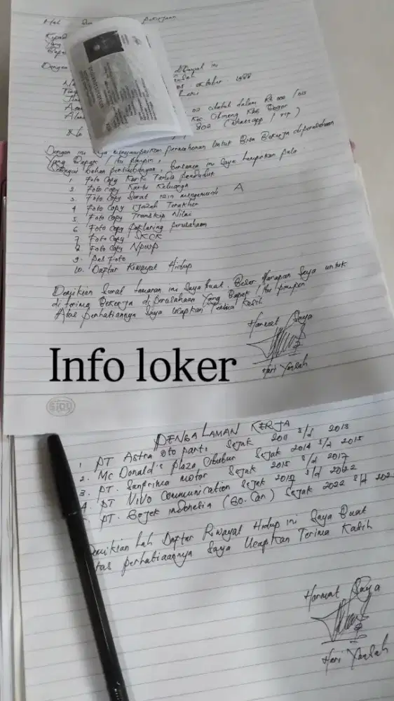 Cari pekerjaan driver atau sales