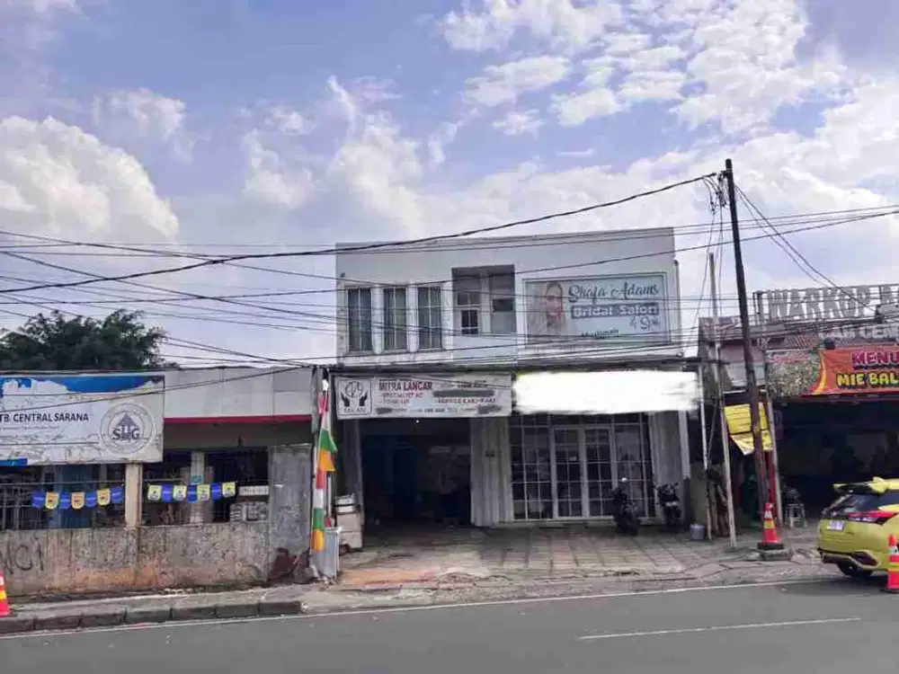 Dijual Murah Cepat Ruko Gandeng 2 lantai Lokasi Strategis Ramai  di Jalan Cibubur Siap Huni