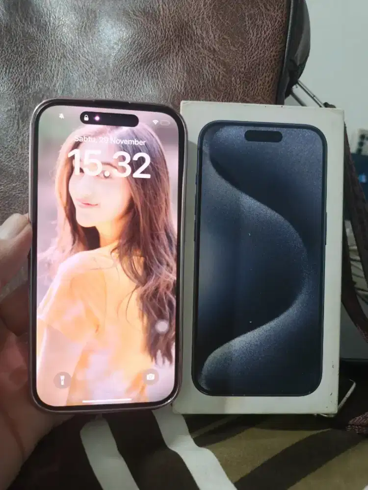 iPHONE 15 PRO IBOX BH100 MULUS CILLA Nego